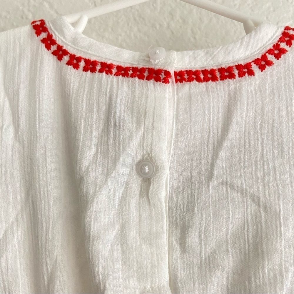 NWT Janie & Jack cotton gauze embroidered dress - Picture 10 of 11